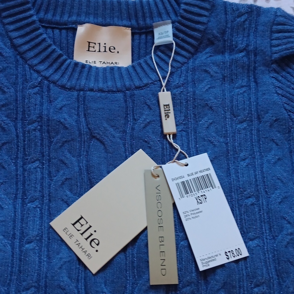 Blue sweater size XS Elie sweater woman xs